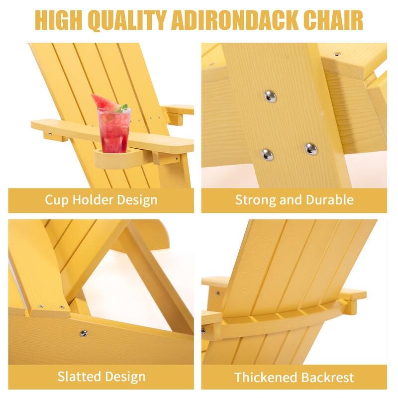 Direct Wicker Adirondack Chair