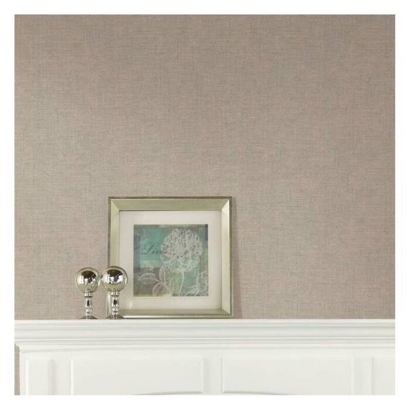 Benson, Wire Mesh Wallpaper, 27.5 in x 33 ft = 75.63 sq ft, Wallpaper Roll - Brown