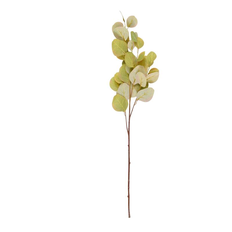 Green Polyester Tall Eucalyptus Stem Artificial Foliage (Set of 12)
