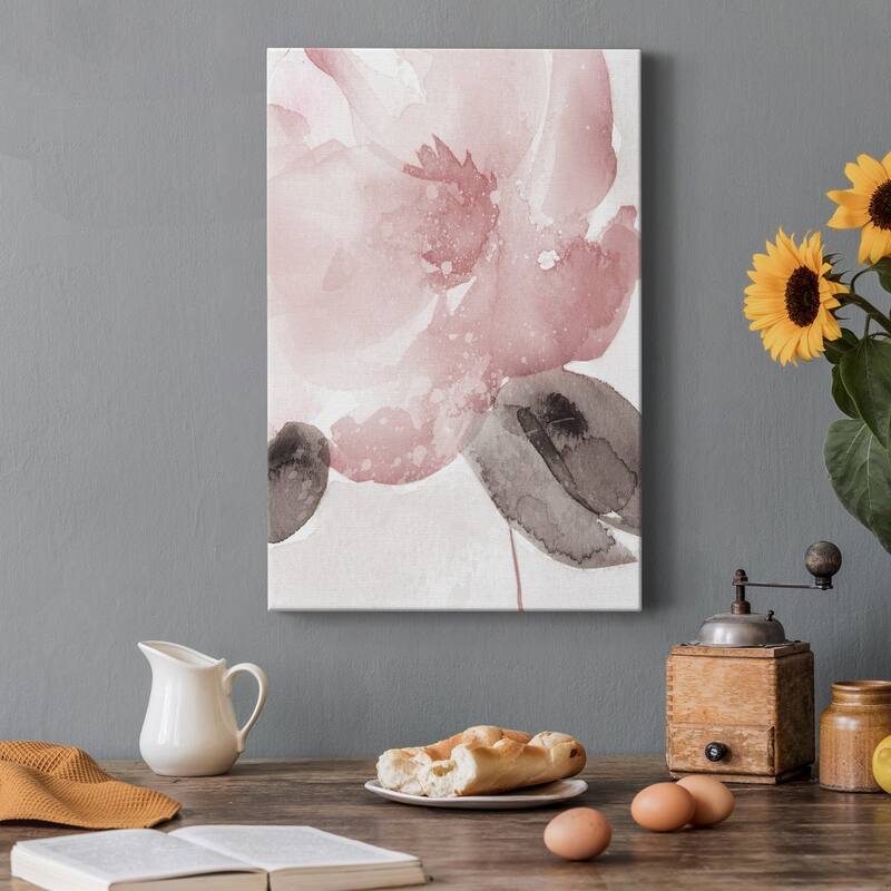 Blush Bloom I Premium Gallery Wrapped Canvas - Ready to Hang