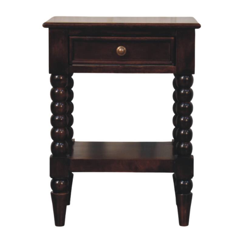 Artisan Furniture Solid WoodVienna 1-Drawer Nightstand Brown