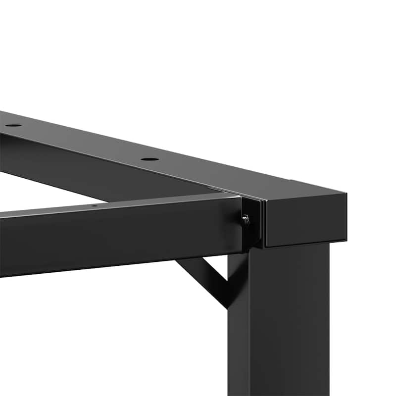 vidaXL Coffee Table Legs O-Frame 19.7"x15.7"x15" Steel - 19.7" x 15.7" x 15"