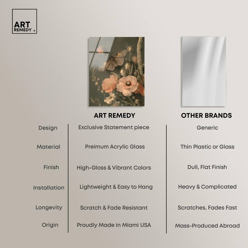 Shadowed Flutter Acrylic by Art Remedy, Ready to Hang