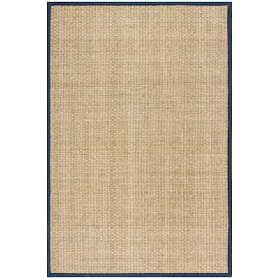 Asian Area Rug - Durable Jute Sisal Floor Covering - Modern Home Decor - 108 x 72