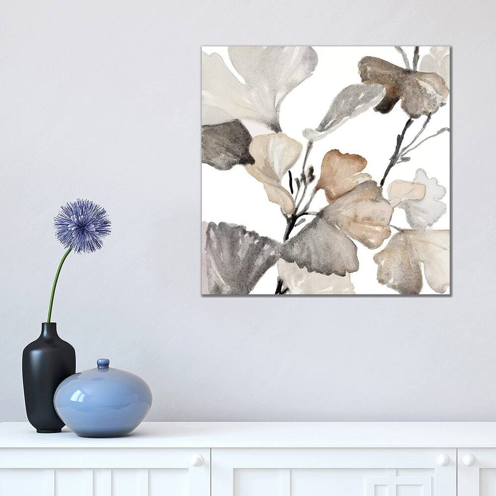 iCanvas "Neutral Ginko Stems II" by Lanie Loreth Canvas Print