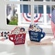 preview thumbnail 22 of 24, Glitzhome Set of 3 Wooden Patriotic Americana Table Signs Decor offee Cup