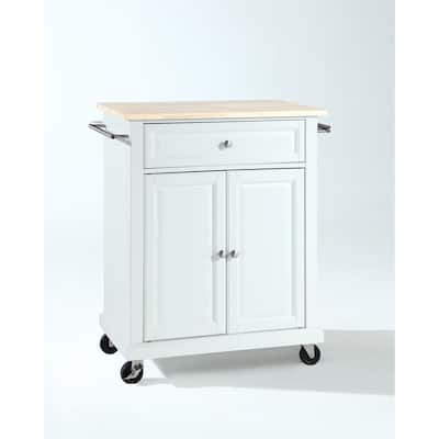 Kitchen Island Cart with Granite Top & Casters - Mobile Kitchen Storage Island - Modern Kitchen Island