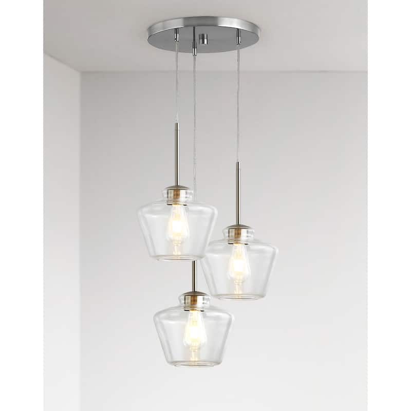Cafe 3-Lights Designer Glass Pendant Lamp