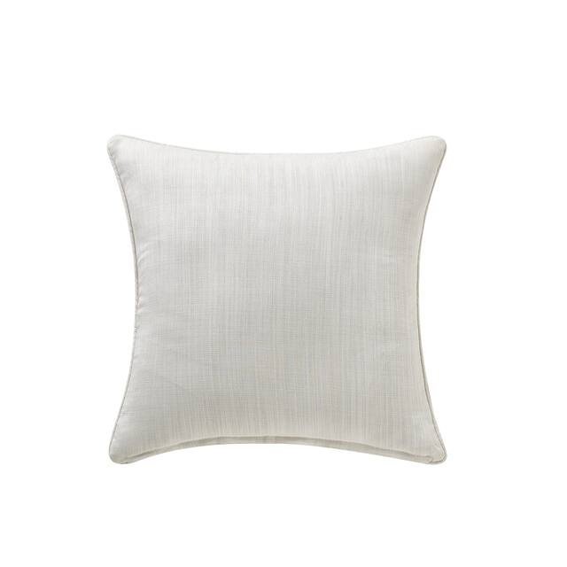 Audrey Medallion Embroidered Throw pillow