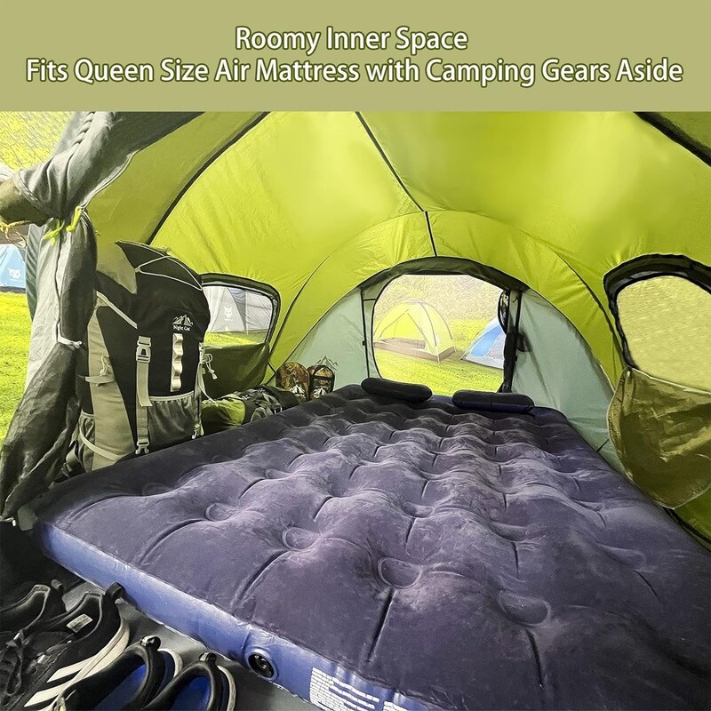 Tents that fit a queen air mattress sale