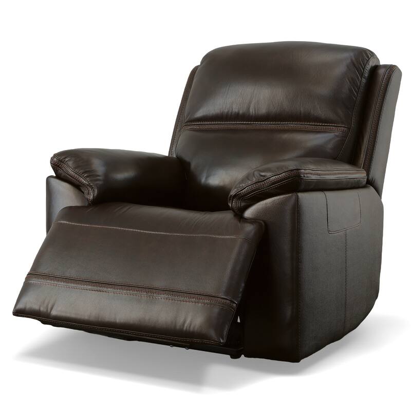 Jackson Power Recliner with Power Headrest by Flexsteel - Dark Brown