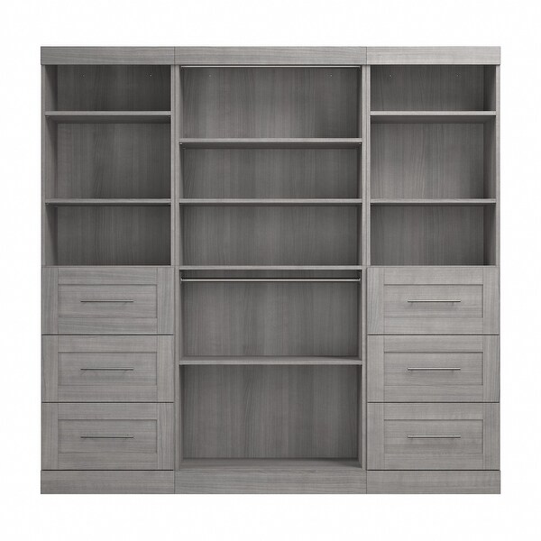 Pur 86W Closet Organization System with Drawers by Bestar