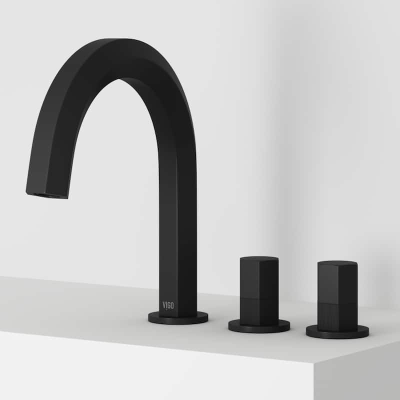 VIGO Hart 9" H 2-Handle Widespread Bathroom Faucet
