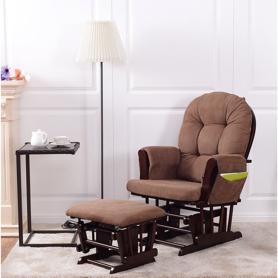 glider chair and ottoman set