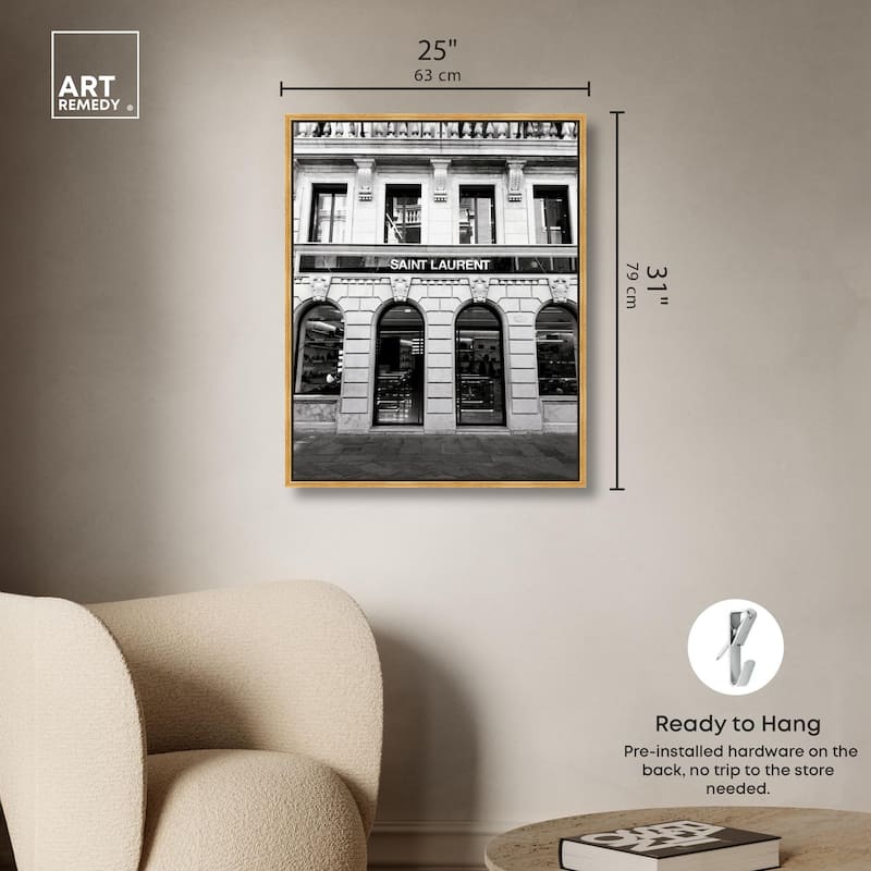 Glam Store front II Canvas by Art Remedy