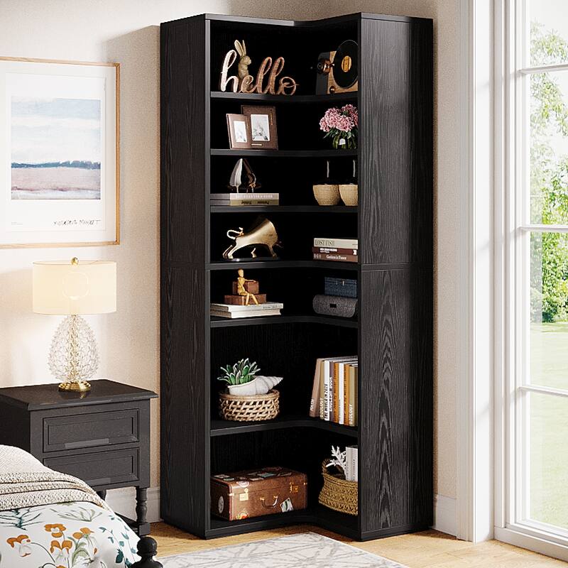 40 Pairs Tall Shoe Cabinet, 9 Tiers White Wooden Shoe Storage Rack for Closet, Entryway