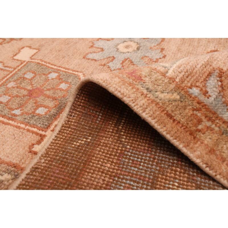 ECARPETGALLERY Hand-knotted Modern Oushak Brown Wool Rug - 8'3 x 10'0