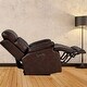 preview thumbnail 3 of 4, 38.5" W Electric Power Recliner Chair Faux Leather Reclining Chair with USB Ports Bedroom Living Room Home Theater Seating