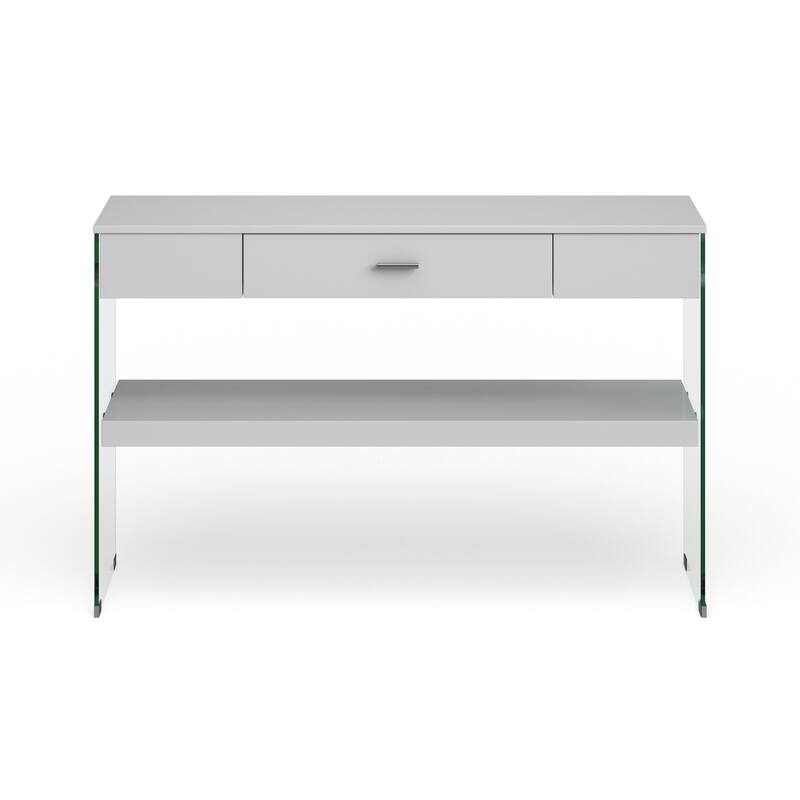 Leden Contemporary 47-inch Wood 1-Shelf Sofa Table by Furniture of America