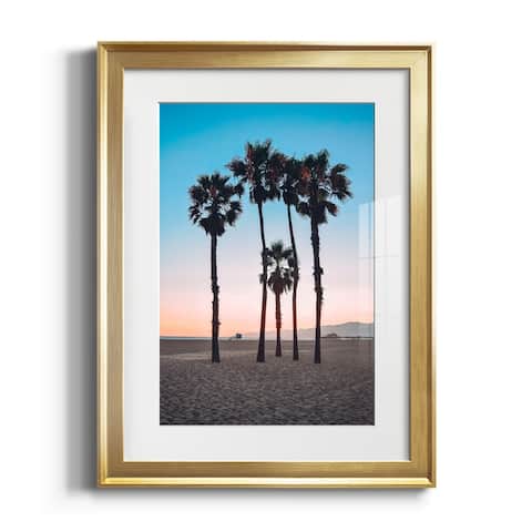Santa Monica Palm Premium Framed Print - Ready to Hang