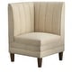preview thumbnail 13 of 19, Lifestorey Kerrington 2-Piece Channel Back Upholstered Bench Set
