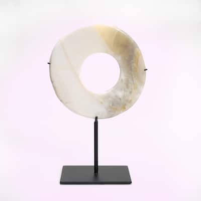 Artissance Shell Papua Wedding Coin Statue, Art Figurine Sculpture, Home Decor Collectible (Natural Shell Size Vary)
