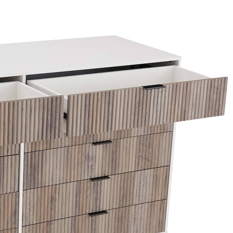 Manhattan Comfort Dumbo Modern 10-Drawer Double Tall Dresser