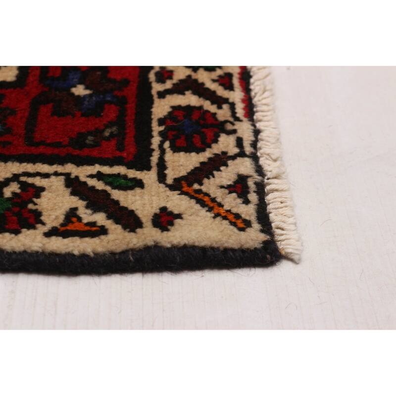 ECARPETGALLERY Hand-knotted Andelz Navy Wool Rug - 3'7 x 10'1