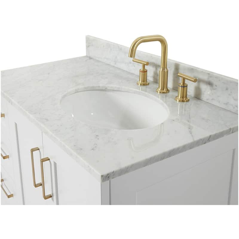 Ariel Q037SRCW2OVO Taylor 37" Free Standing Single Oval Basin Vanity