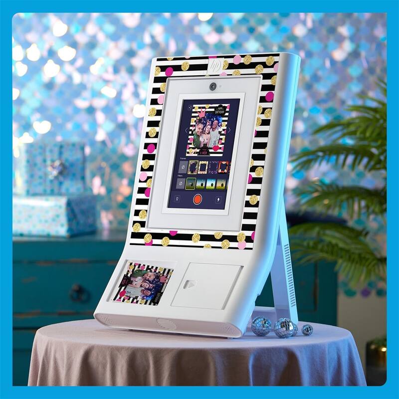 HP Decorative Stickers Frames, Custom Adhesive Frame Stickers Only for the HP Sprocket Photobooth - White