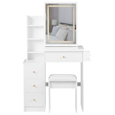 Small Size Left Bedside Cabinet Vanity Table