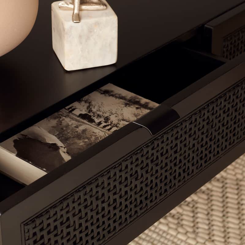 SAFAVIEH Luberta 2-Drawer Coffee Table - 44" L x 23" D x 18" H - 44Wx23Dx18H