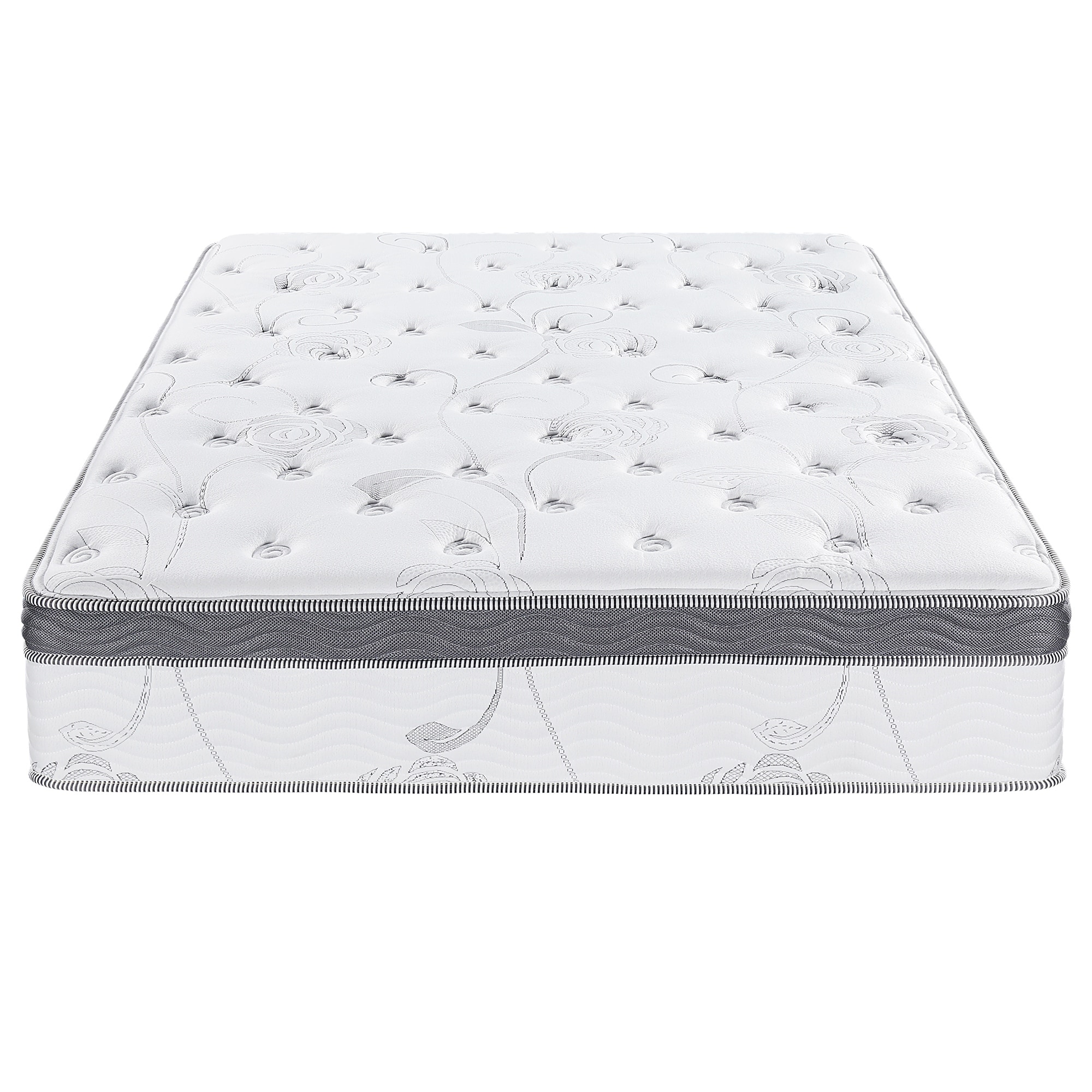 Olee sleep 13 inch box top hybrid gel infused memory foam store innerspring mattress