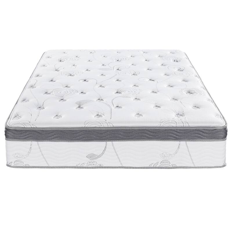 Sleeplanner Galaxy 13-Inch Firm Euro Top Gel Foam Spring Hybrid Mattress