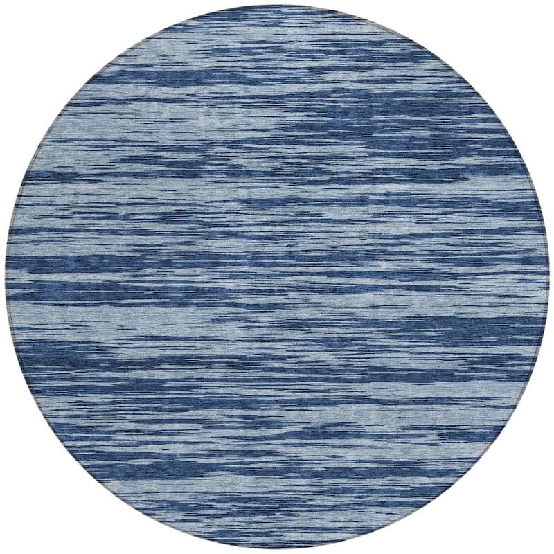 HomeRoots Abstract Modern Rectangle Outdoor Rug