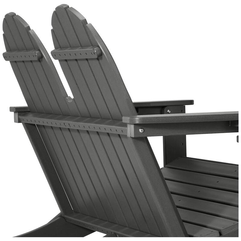 Hanniford Poly Adirondack 49 Inch Folding Bench