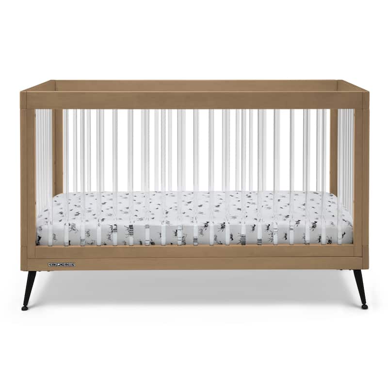 Sloane 4-in-1 Acrylic Convertible Crib, Greenguard Gold Certified - Brown