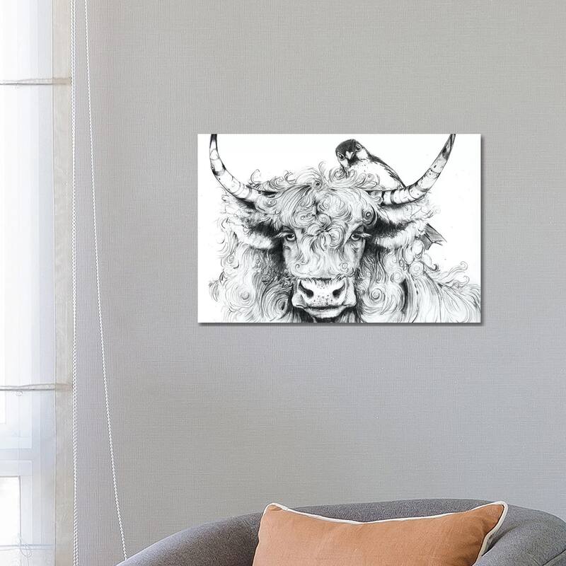 iCanvas "Fergus Braced Himself For Another Spring" by Maggie Vandewalle Canvas Print - 18x26x1.5