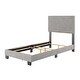 preview thumbnail 29 of 80, Celeste Modern Upholstered Bed, Box Spring Required