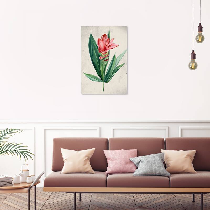 Wynwood Studio Canvas Floral and Botanical Blossoming Floral Red and Traditional Wall Art Canvas Print - 30 x 20