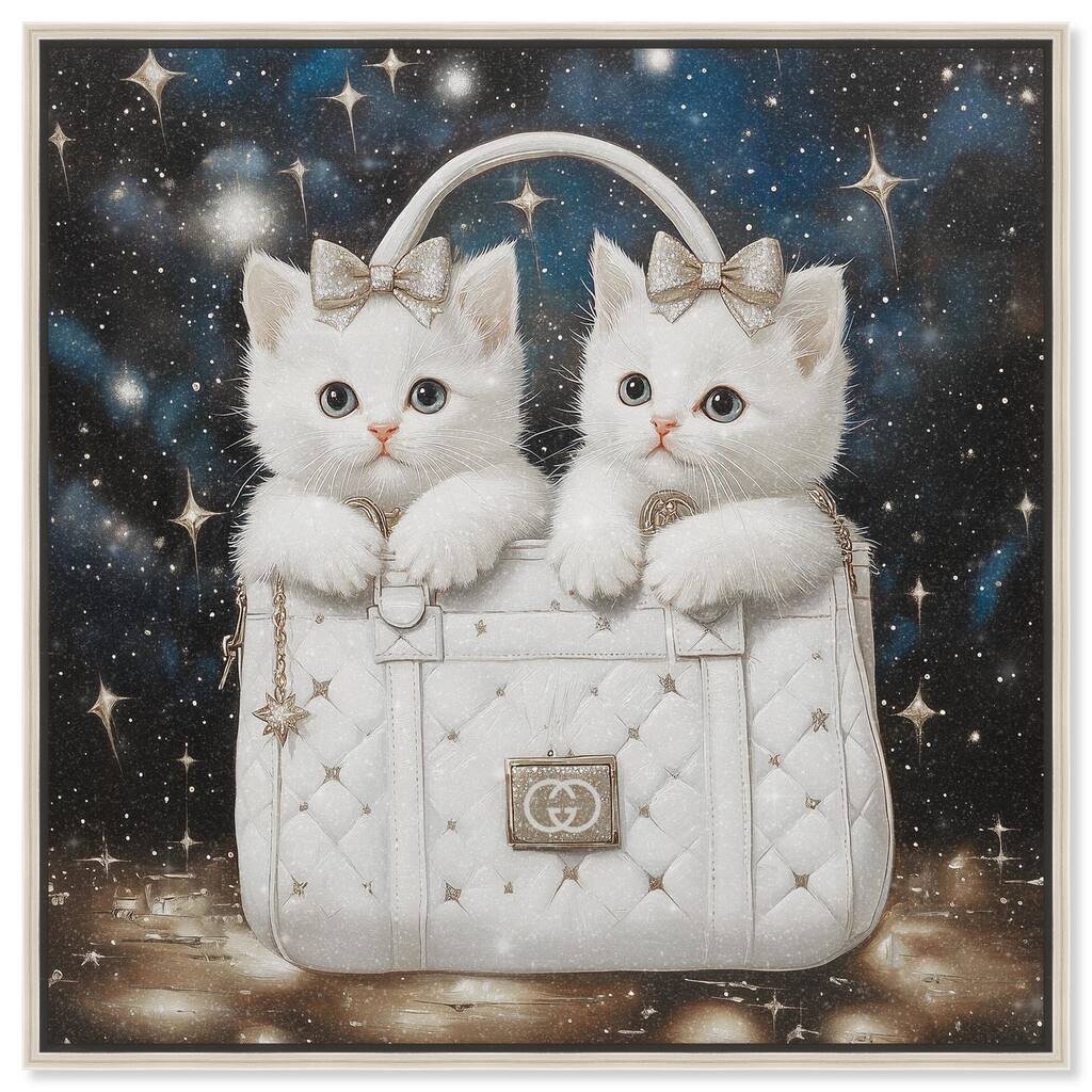 Constellation Kittens Purse Canvas by Art Remedy