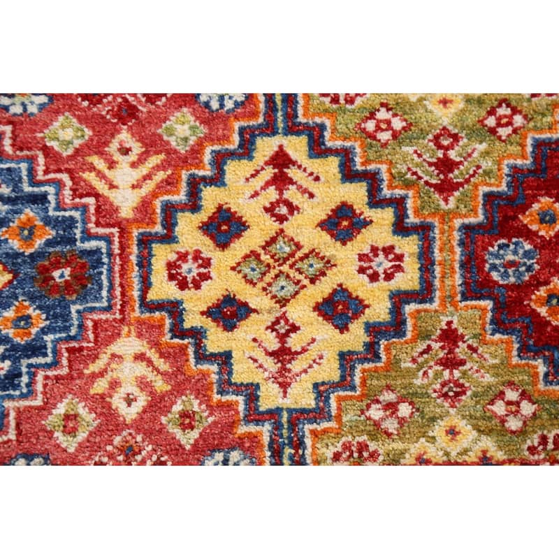 Vegetable Dye Kazak Oriental Area Rug Wool Hand-knotted Kitchen Carpet - 3'4" x 5'1"