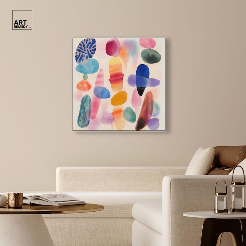 Dissolving Hues Canvas by Art Remedy