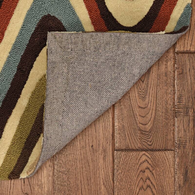Hand Tufted Trio Miso Area Rug