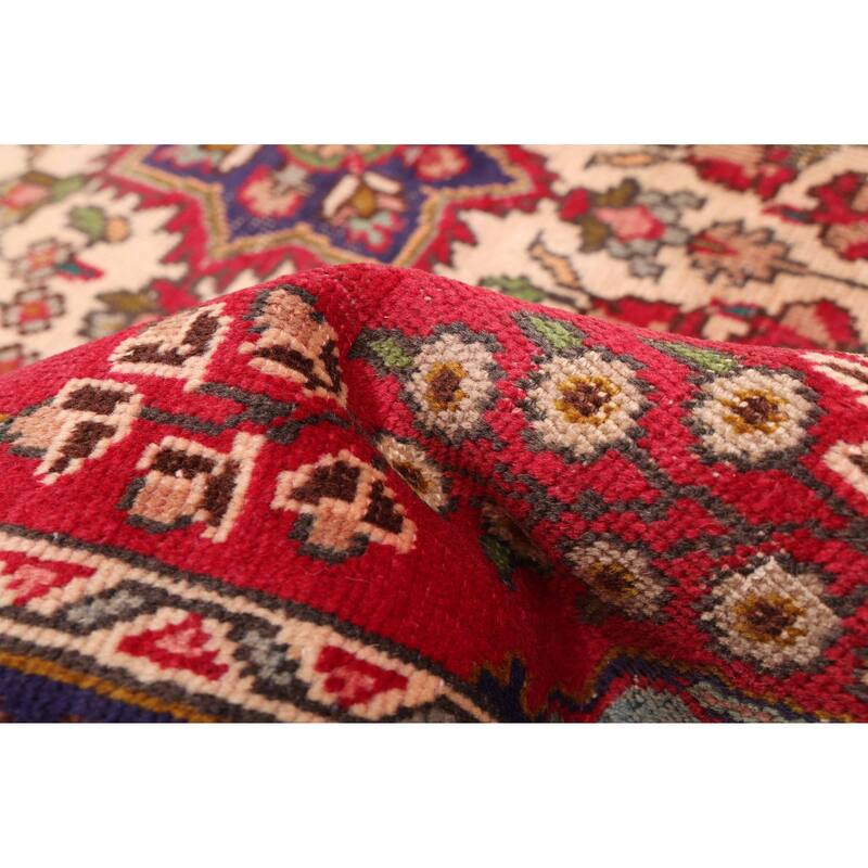 ECARPETGALLERY Hand-knotted Andelz Red Wool Rug - 4'7 x 6'6