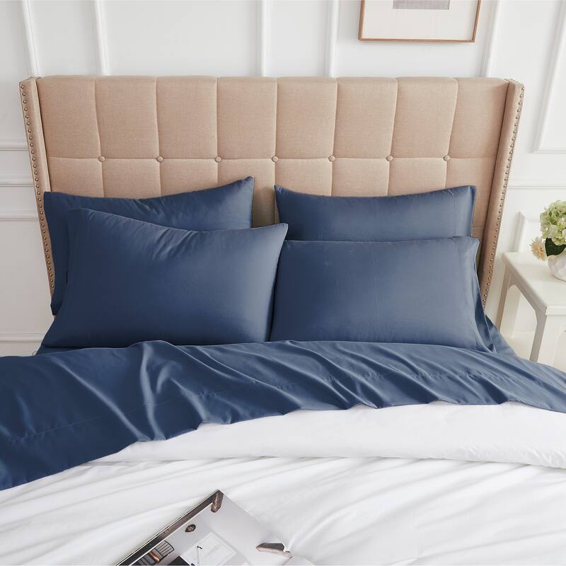 Vilano Comfort Deep Pocket Ultra-Soft 6-piece Bed Sheet Set