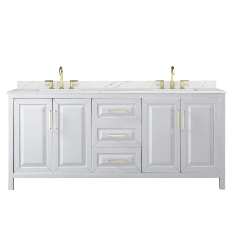 Wyndham Collection WCV252580D-QTZ-US3MXX Daria 80" Free Standing