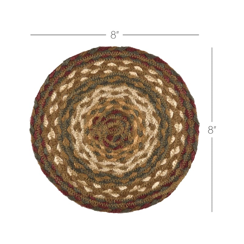 Tea Cabin Jute Trivet 8 - Trivet 8
