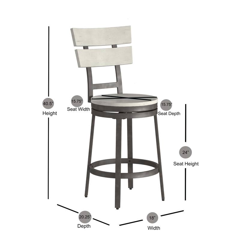 Canyon Swivel Bar Stool by Greyson Living