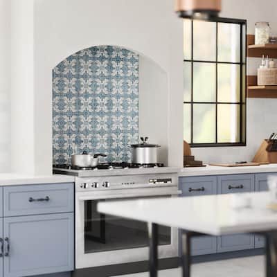 Merola Tile Provincial Deco Monte Real 6" x 6" Porcelain Wall Tile - (1 Tile)